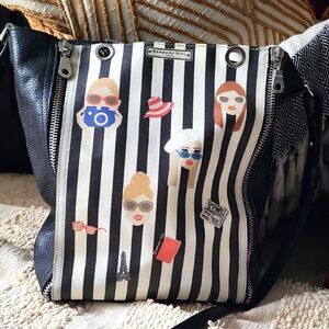 Sale 🔥 Barbara Rihl Chic Traveller Zipper Med Olkalaukku.